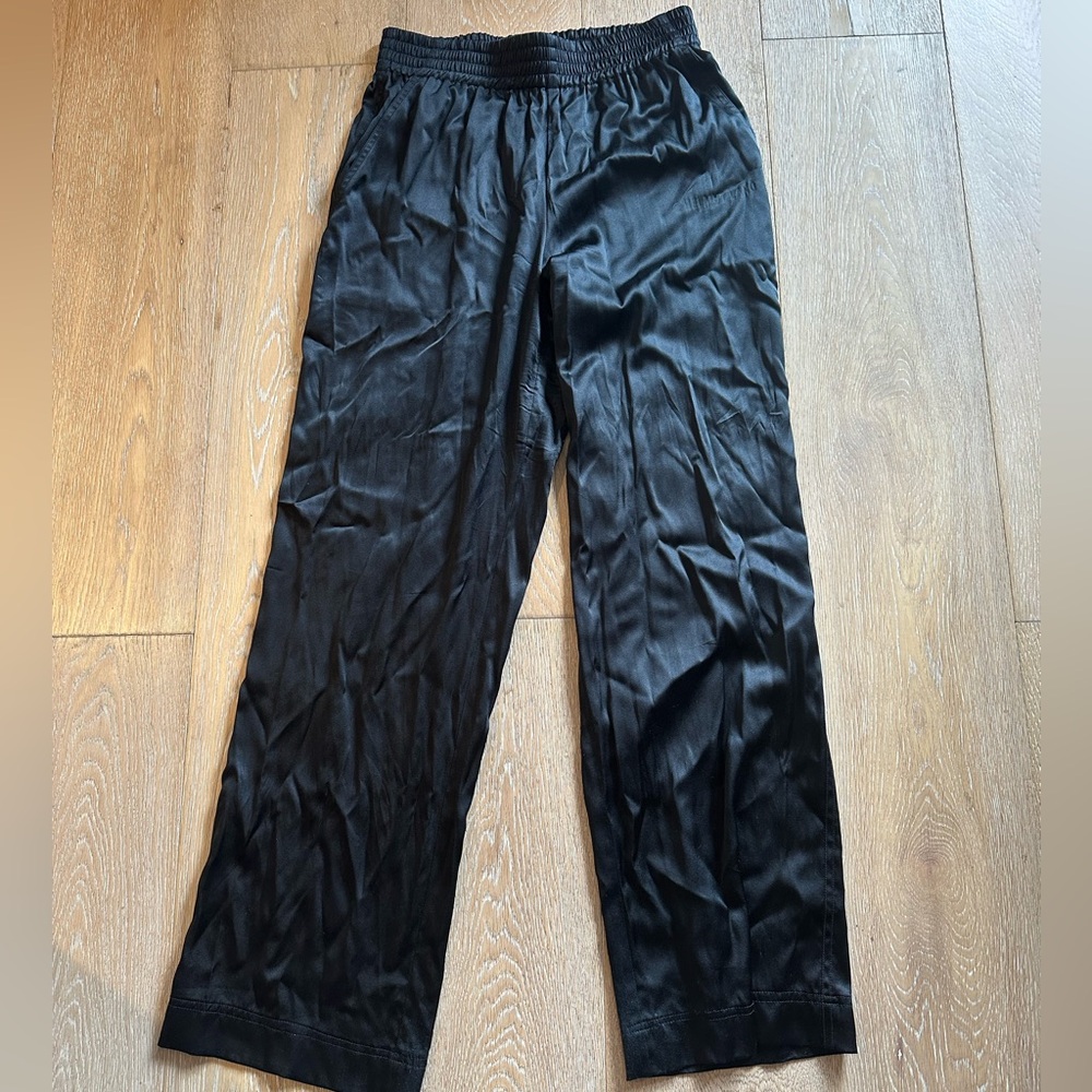 Helmut Lang wide leg silky pants